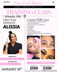 (ATL) BROW LAMINATION & TINT TRAINING